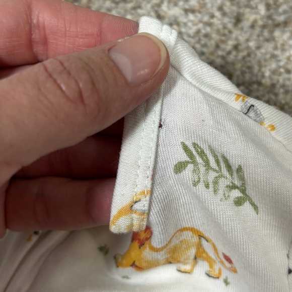 Little Me Bamboo Sleeper Safari Animals 6 months Baby Sleep and Play Infant - Picture 5 of 6